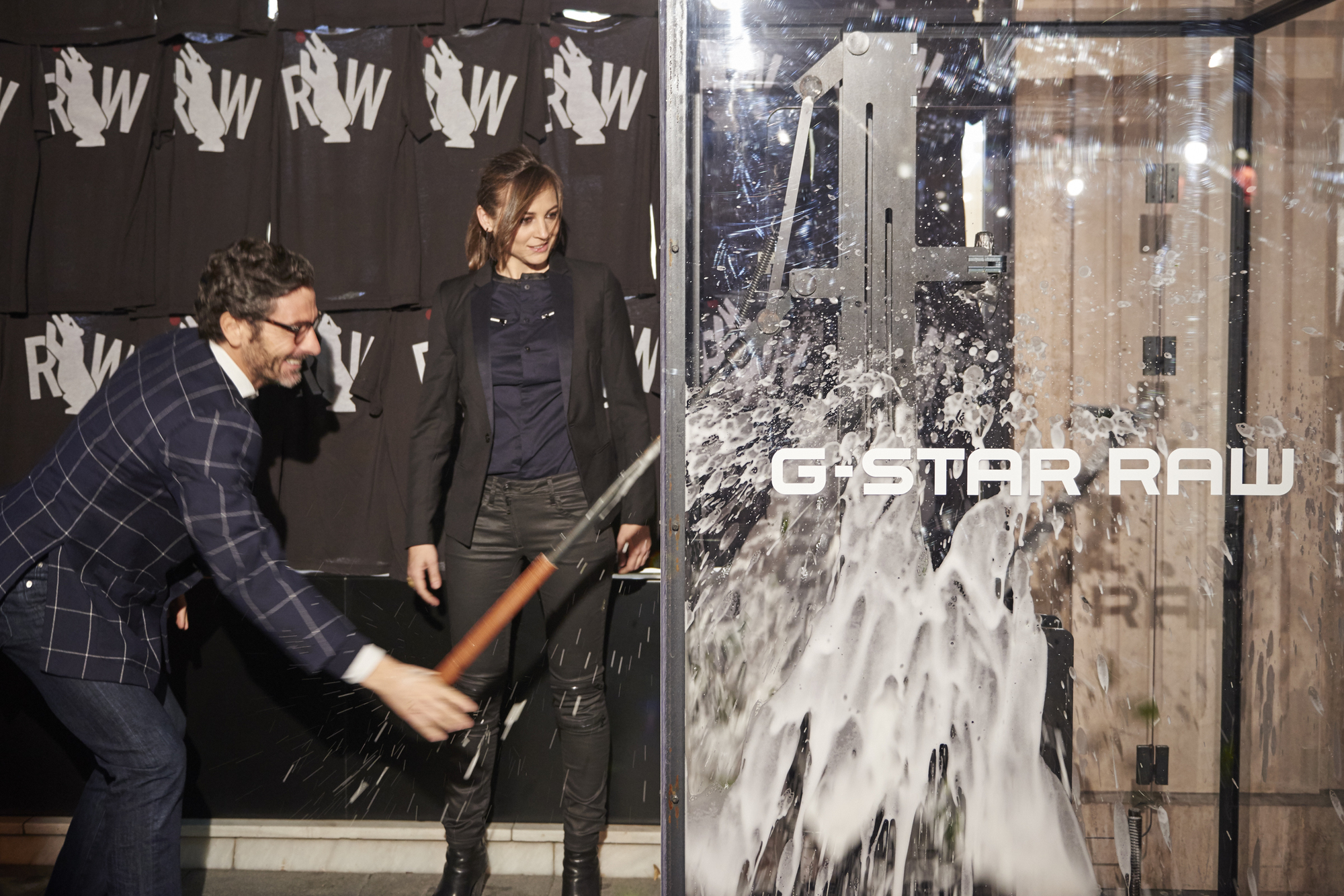 G-Star Store opening Madrid slide